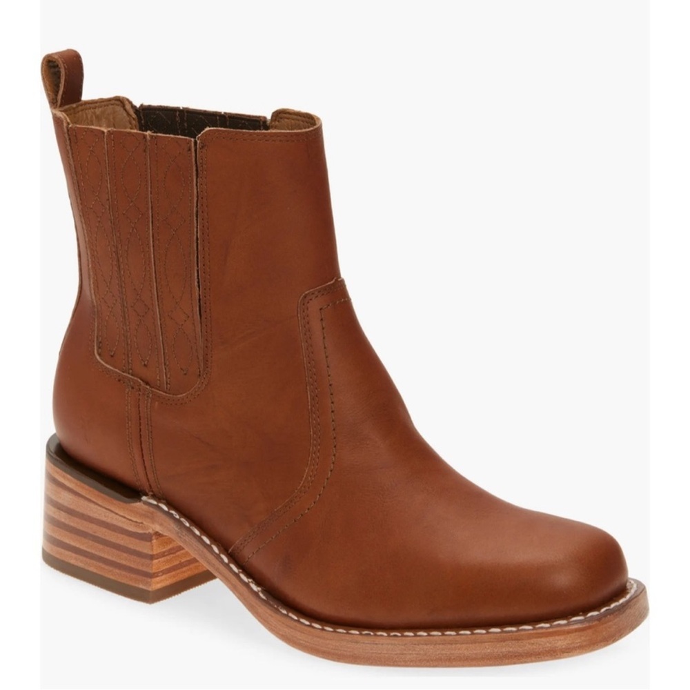 Frye Campus Saddle Chelsea Ankle Boots 8